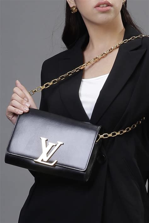 lv small chain bag|louis vuitton black chain bag.